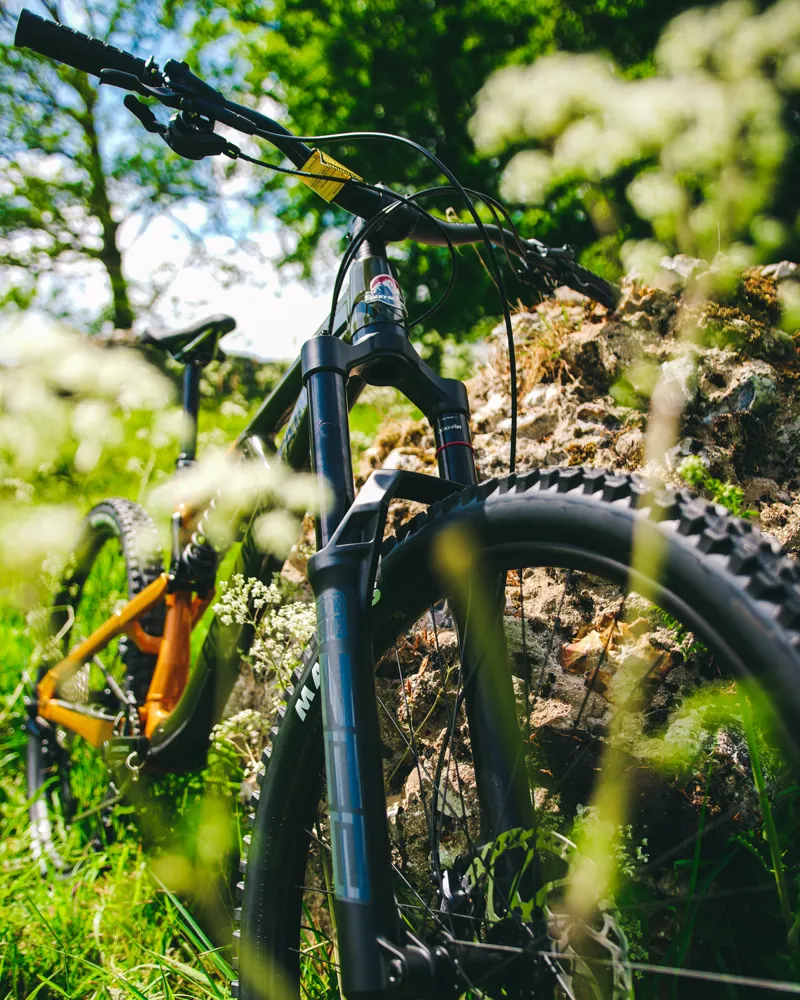 Rocky Mountain Slayer A50 Freeride Mountain Bike Gold/Green-3