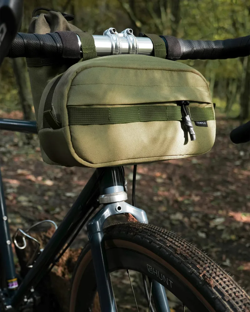 Temple Outdoors Cross Body Bar Bag Olive Green-2