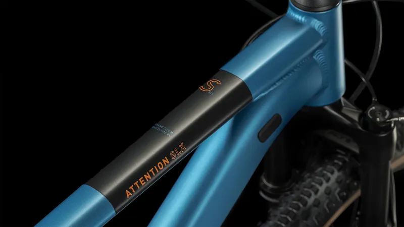 Cube Attention SLX Hardtail Mountain Bike 2024 Sea/Orange-1