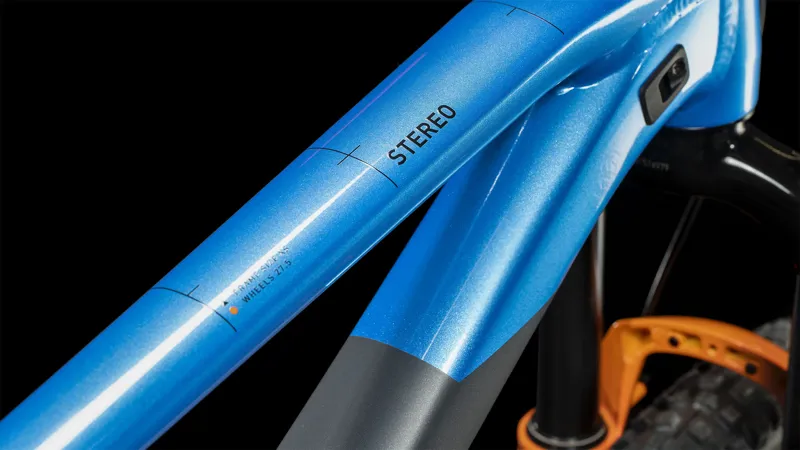 Cube Stereo 120 Rookie Actionteam Kids Full Suspension Bike 2024 Blue-1