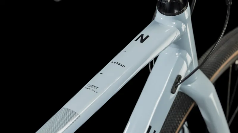 Cube Nuroad Gravel Adventure Bike 2024 Sky Grey/Black-1