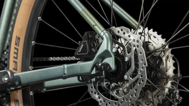 Cube Access WS Race Hardtail Mountain Bike 2024 Spark Green/Olive-4