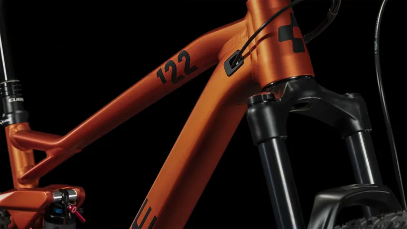Cube Stereo One22 Pro Full Suspension Bike 2024 Fire Orange/Black-2