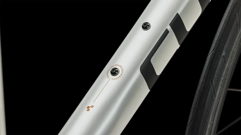 Cube Attain Pro Road Bike 2024 Silver/Orange-2