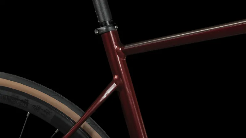 Cube Attain SLX Road Bike 2024 Deep Red/Red-2