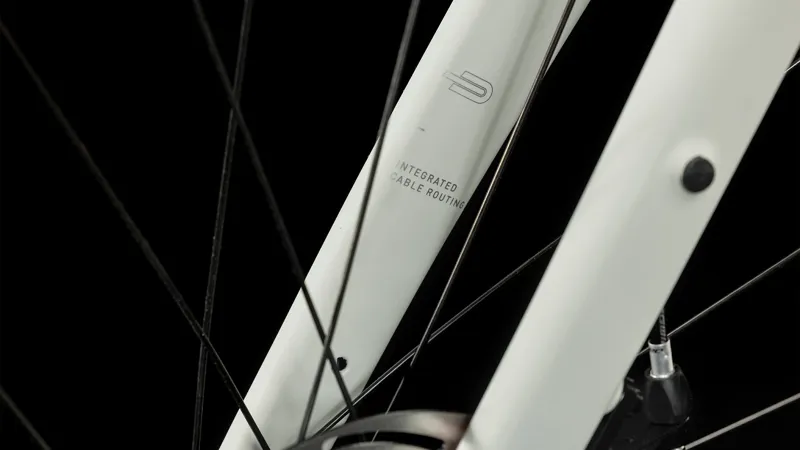 Cube Nuroad WS Womens Gravel Adventure Bike 2024 Light Grey/Rose -3