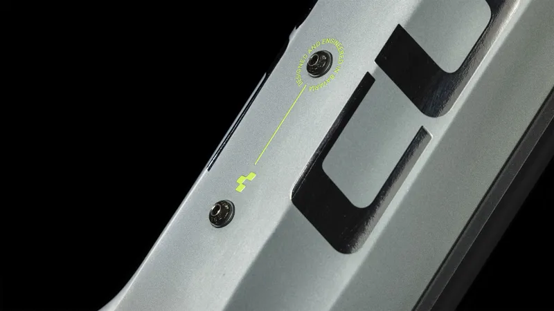 Cube Reaction Hybrid Pro 750 Electric Mountain Bike 2024 Grey/Green-3