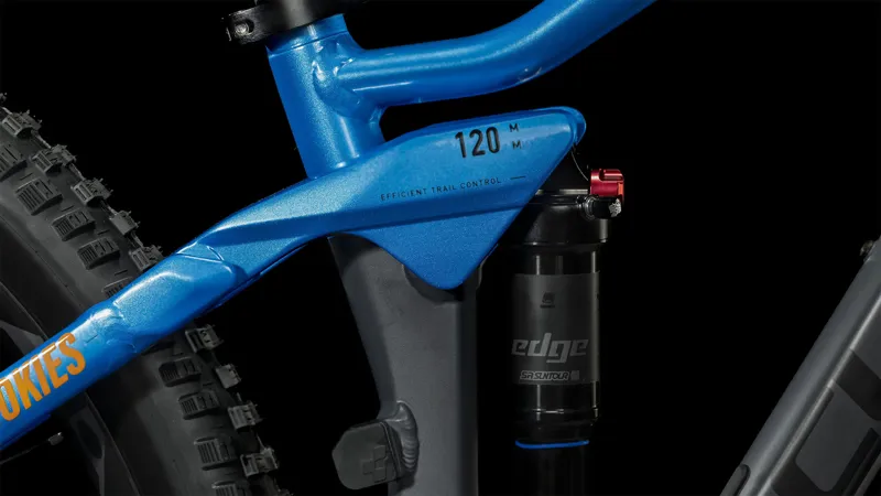 Cube Stereo 120 Rookie Actionteam Kids Full Suspension Bike 2024 Blue-3