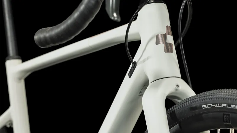 Cube Nuroad WS Womens Gravel Adventure Bike 2024 Light Grey/Rose -4