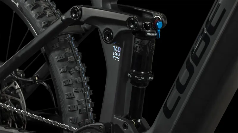 Cube Stereo Hybrid 140 HPC SLX 750 Electric Mountain Bike Carbon-2