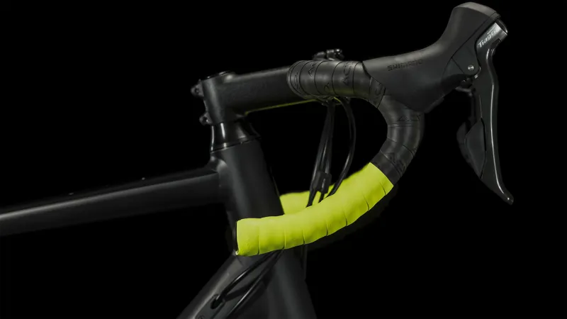 Cube Attain Race Road Bike 2024 Black/White-3