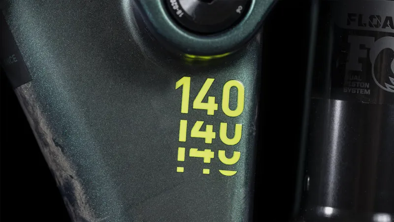 Cube Stereo Hybrid 140 HPC SLX 750 Electric Mountain Bike Goblin/Yellow-2