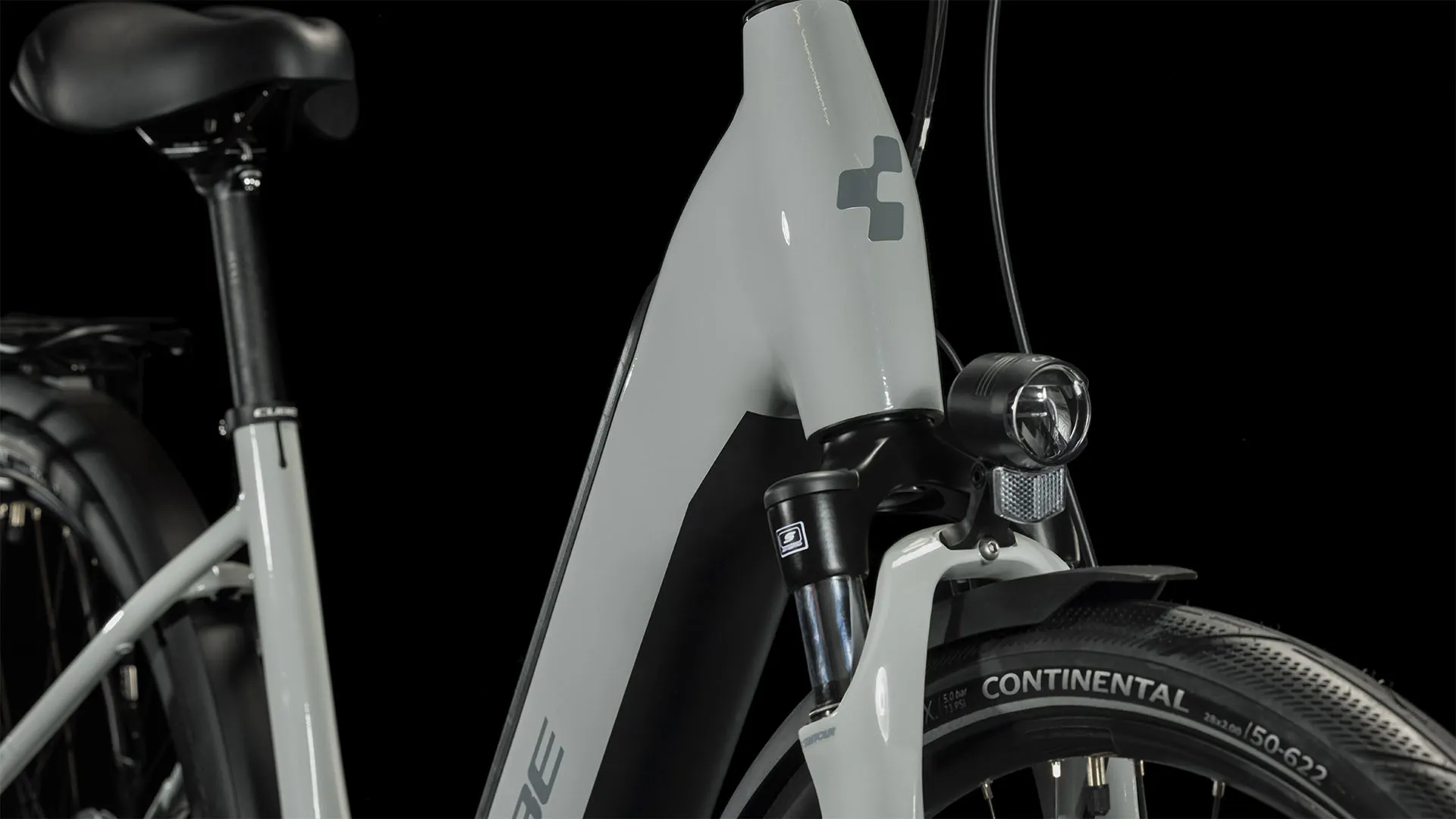 Cube Supreme Hybrid One 500 Electric Bike 2024 Grey