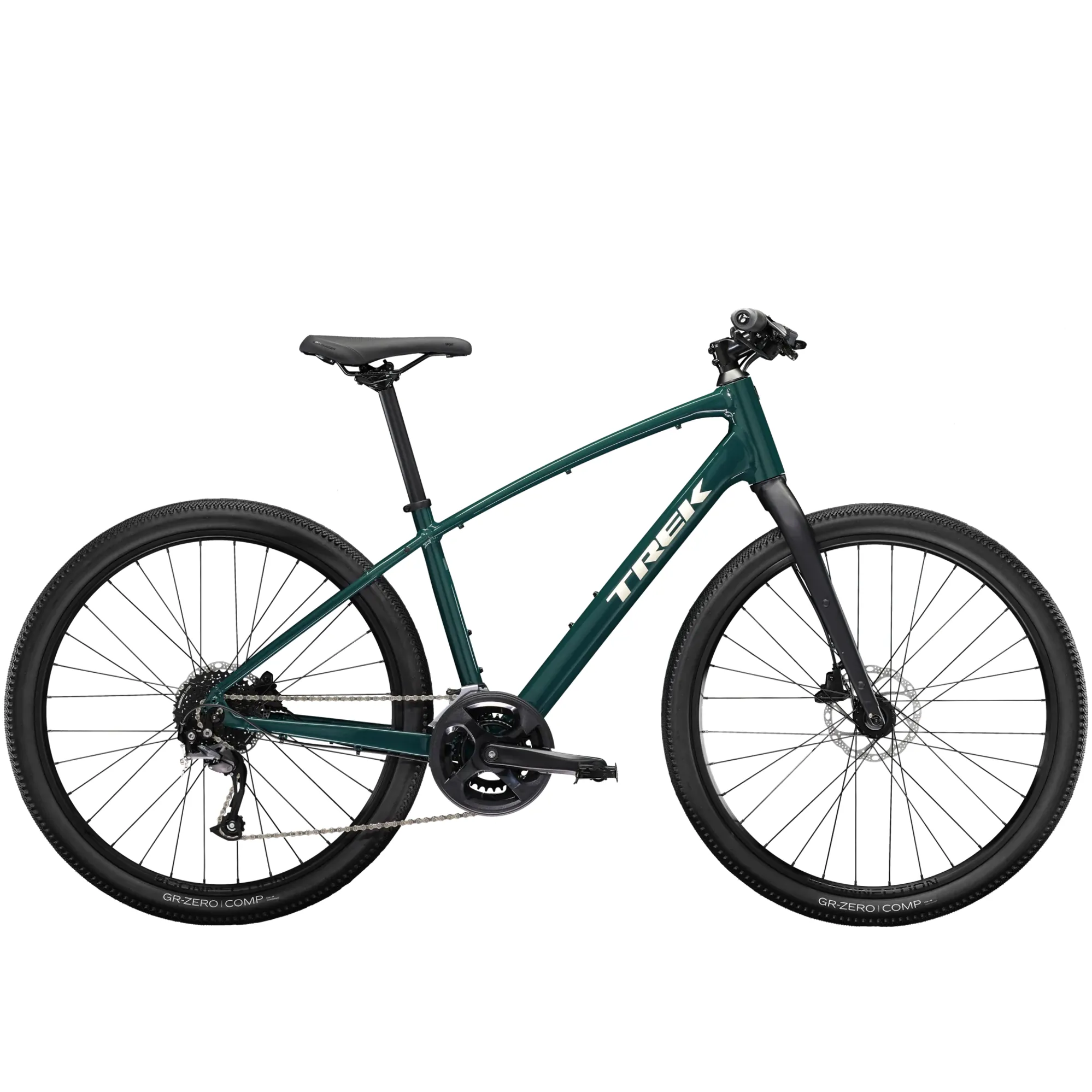 Trek Dual Sport 2 Hybrid Commuter Bike Juniper Green