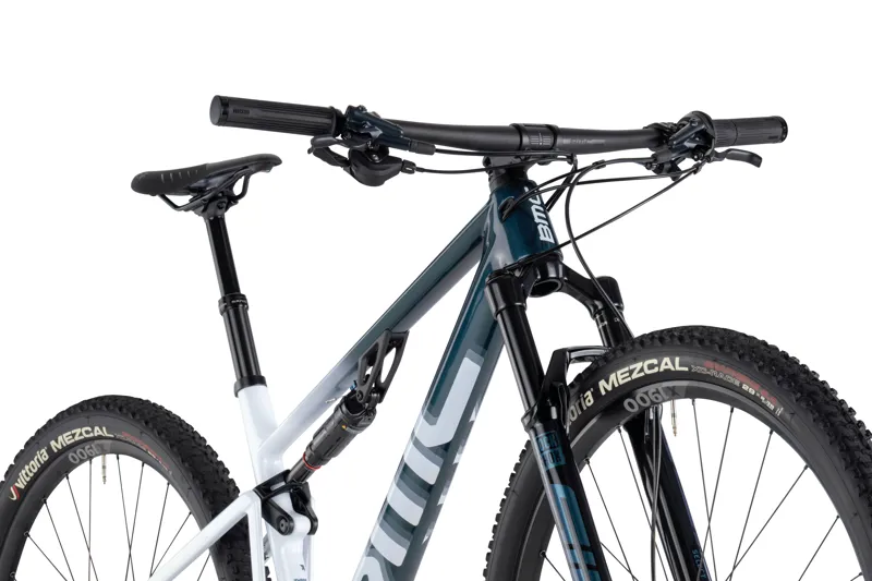 BMC Fourstroke Three Full Suspension Mountain Bike Petrol White-3