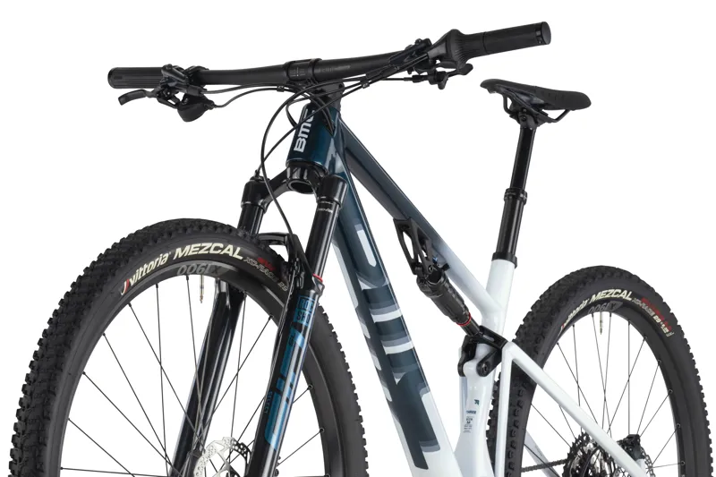 BMC Fourstroke Three Full Suspension Mountain Bike Petrol White-4