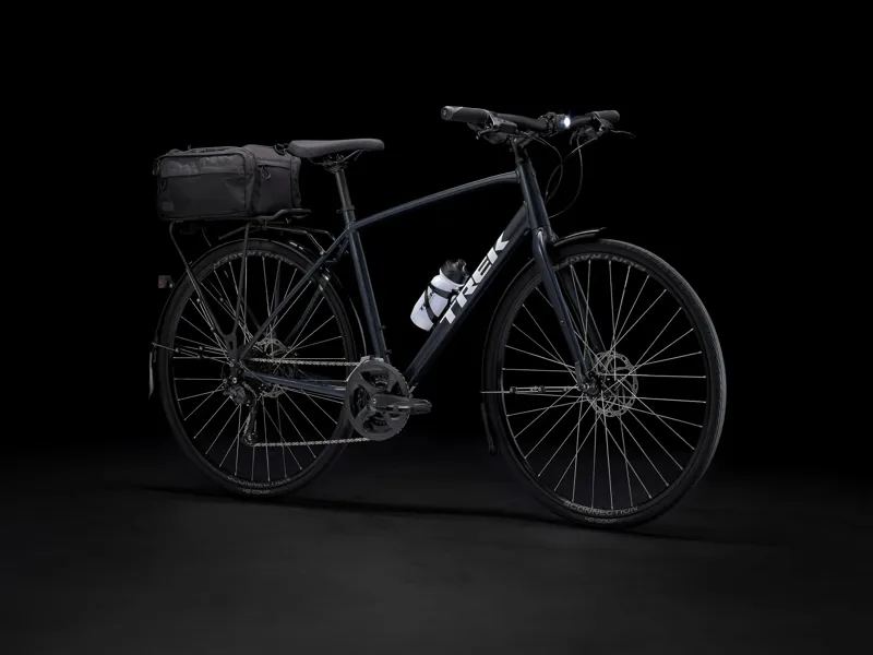 Trek FX 2 Disc Gen 3 Hybrid City Bike Satin Nautical Navy-11