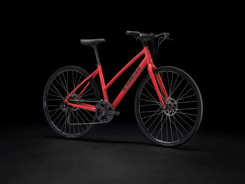 Trek FX 2 Disc Stagger Frame City Hybrid Bike Viper Red-9