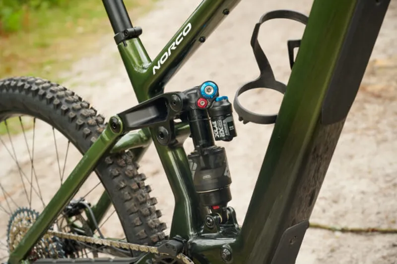 Norco Fluid VLT C2 140 Carbon Electric Mountain Bike Green-1