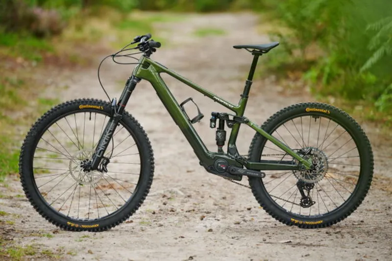 Norco Fluid VLT C2 140 Carbon Electric Mountain Bike Green-5