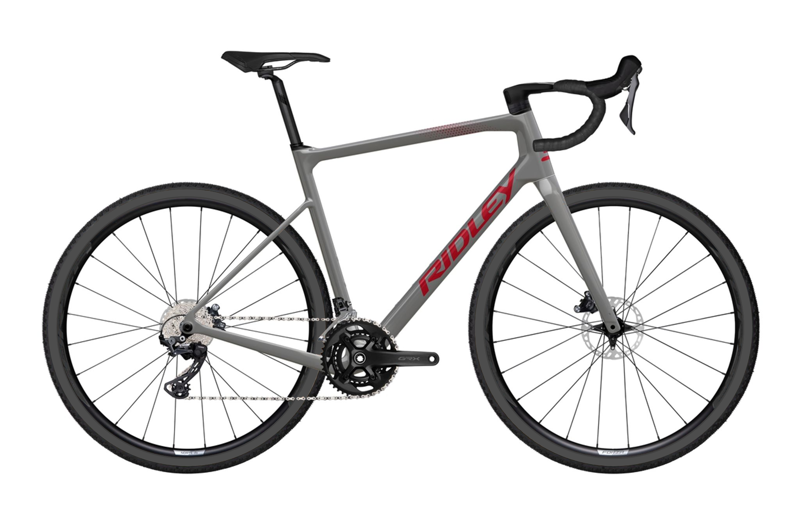 Ridley Grifn GRX600 2x All Road Bike Battleship Grey/Candy Red