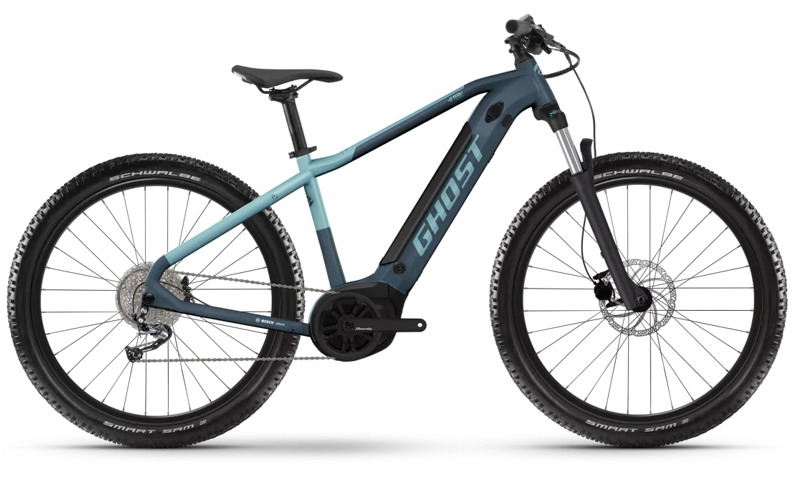 Ghost e-Teru Essential Hardtail Electric Mountain Bike Blue/Grey