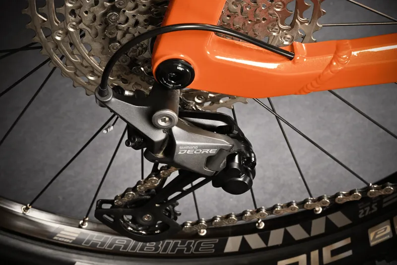 Haibike AllTrack 6 29 720wh Electric Mountain Bike Papaya/Titanium-3