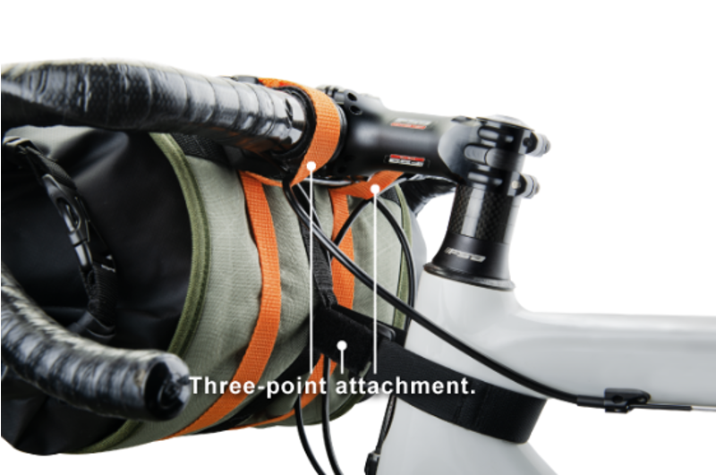 Birzman Packman Adventure Bike Packing Handlebar Pack Green-2