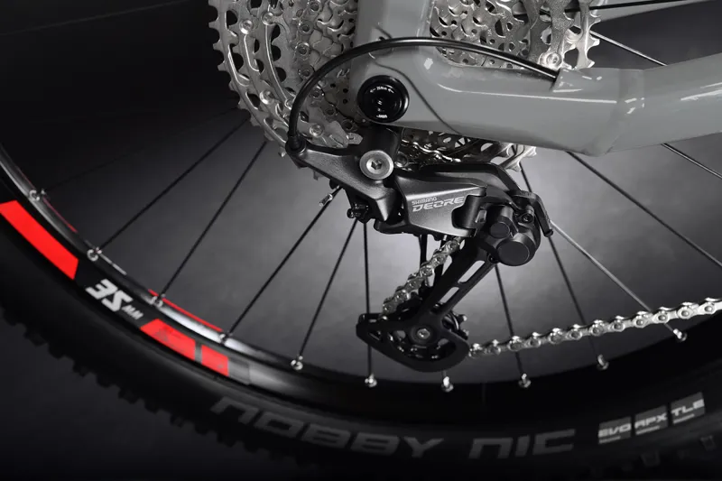 Haibike HardSeven 9 625Wh Electric Mountain Bike Black/Urban Grey/Red-7