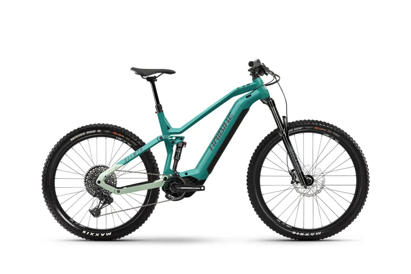 Haibike AllMtn 2 720wh Full Suspension Electric Mountain Bike Aqua Green