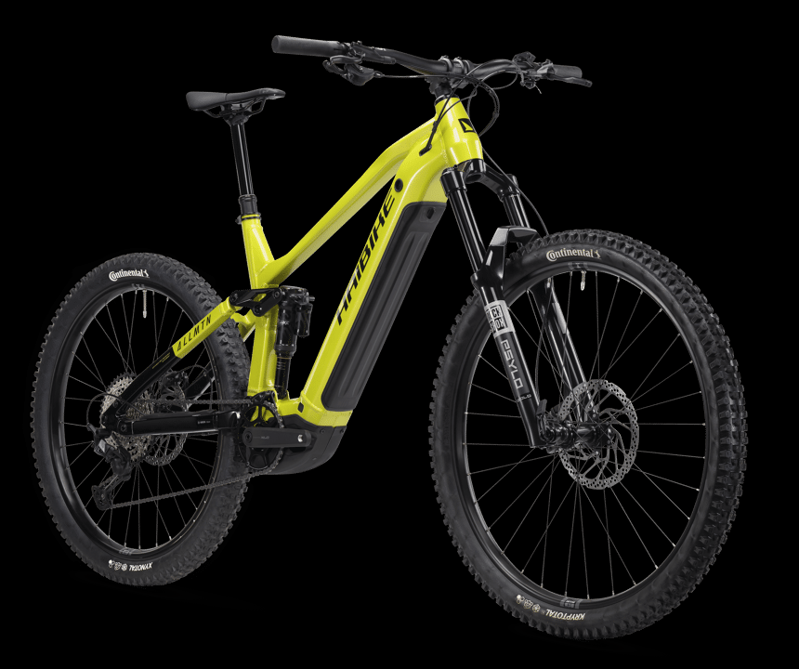 Haibike AllMTN 6 Electric Full Suspension Mountain Bike Nebula Lime-1
