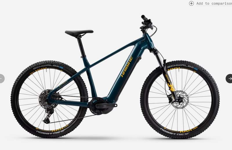  Haibike Alltrack 6 V2 Electric Hardtail Mountain Bike Ocean Blue