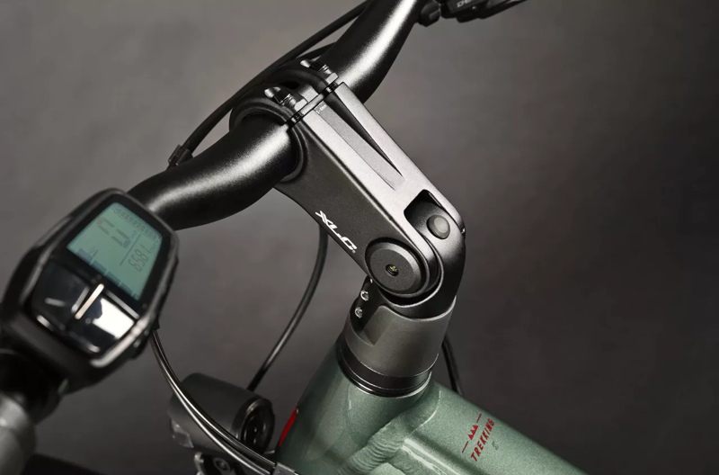 Haibike Trekking 5 High Electric Hybrid Bike Olive/Red -2