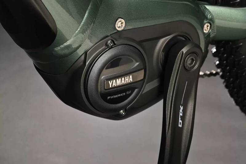 Haibike Trekking 5 High Electric Hybrid Bike Olive/Red -3