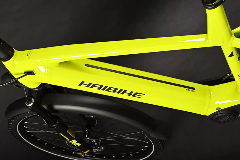 Haibike Trekking 5 High Electric Hybrid Bike Lime-3