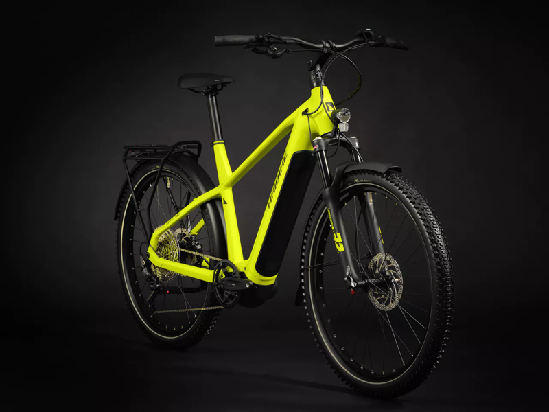 Haibike Trekking 5 High Electric Hybrid Bike Lime-1