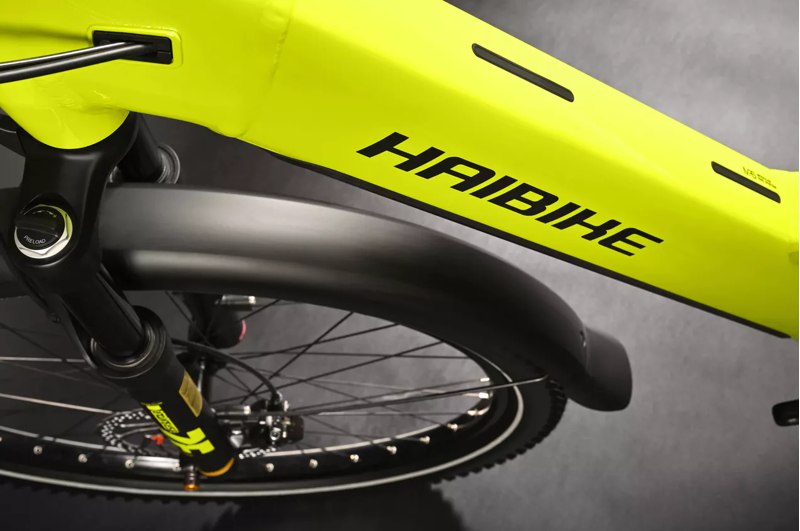Haibike Trekking 5 Low Step Electric Hybrid Bike Lime-2