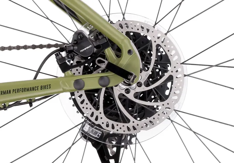 R Raymon HardRay E 4.0 Electric Hardtail Mountain Bike Armor Green-4