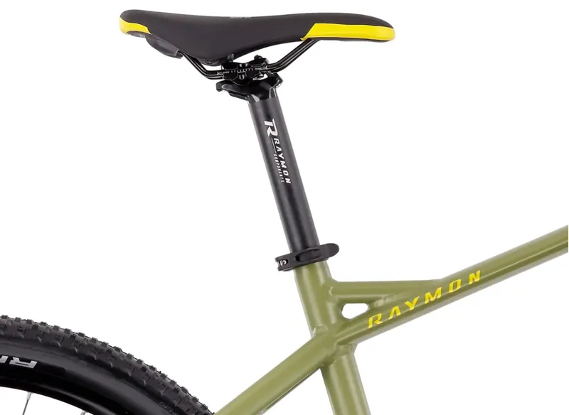 R Raymon HardRay E 4.0 Electric Hardtail Mountain Bike Armor Green-5