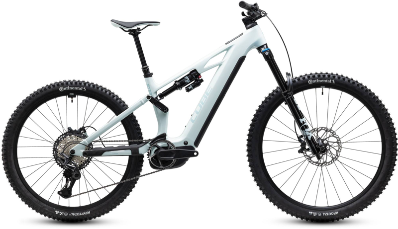 Cube Stereo Hybrid One77 HPC SLX 800 Electric Bike 2027 Hint of Mint/Orange