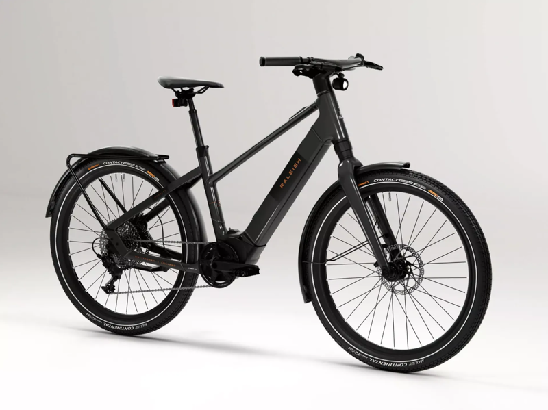 Raleigh Hockley Crossbar 2026 Electric Hybrid Bike Coffee-1