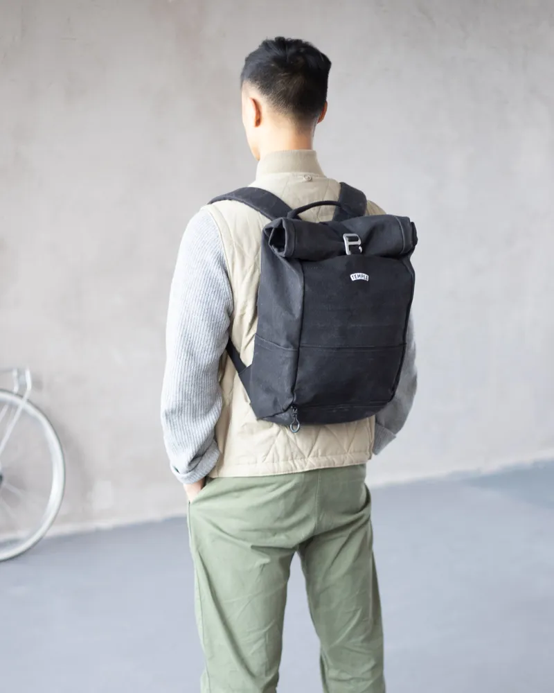 Temple Outdoors Pannier Backpack Charcoal-2