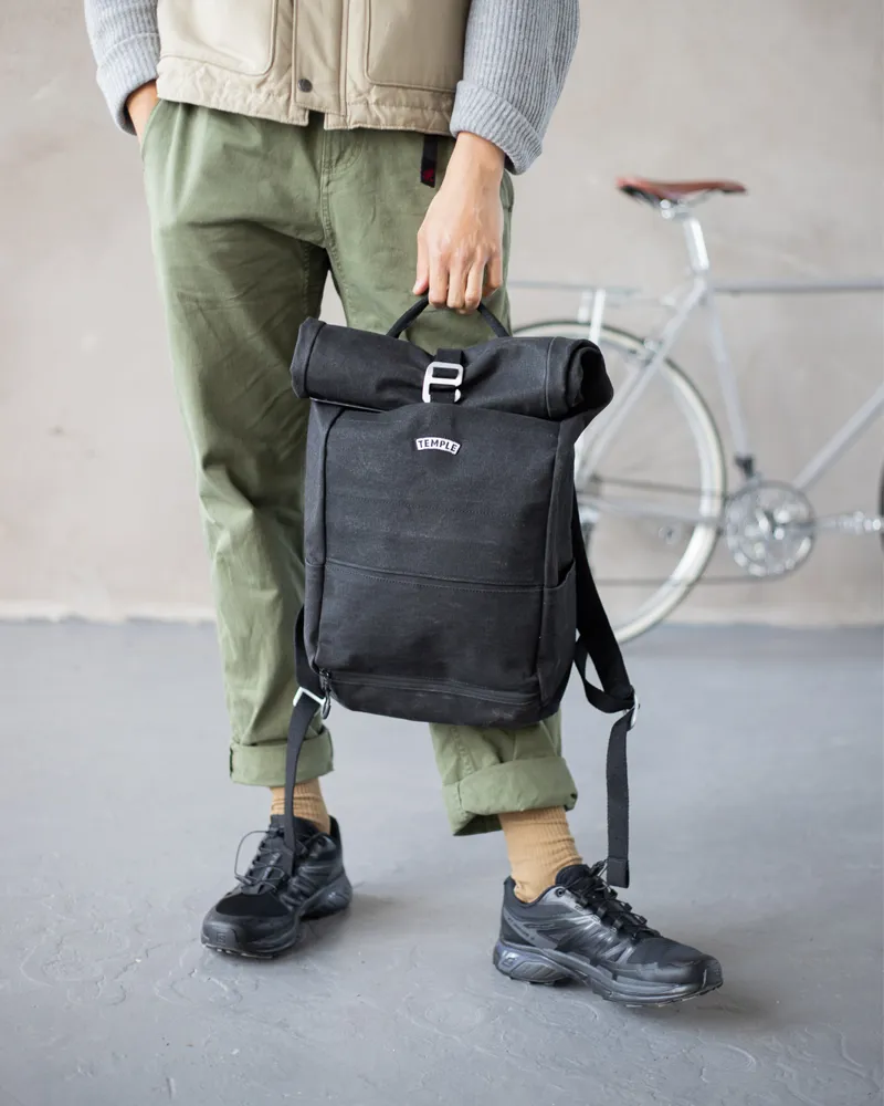 Temple Outdoors Pannier Backpack Charcoal-3