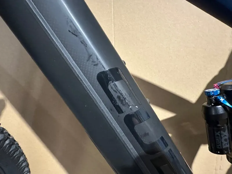 Cosmetically Damaged Cube Stereo Hybrid 140 HPC SLT 750 Electric Mountain Bike Nebula Medium-6