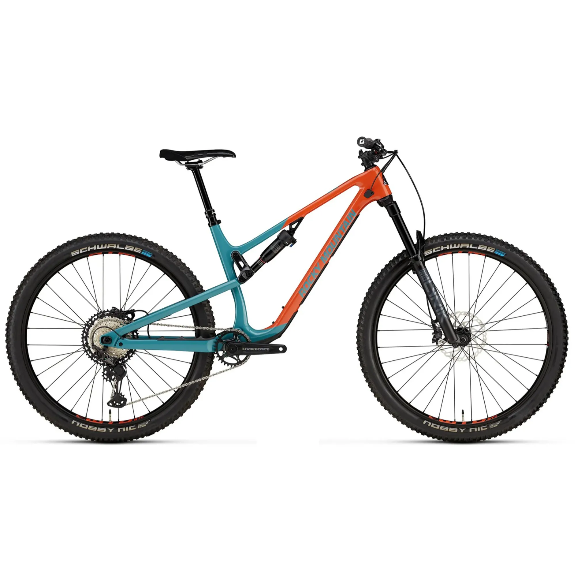 Rocky Mountain Instinct C50 Full Sus Mountain Bike Orange/Blue