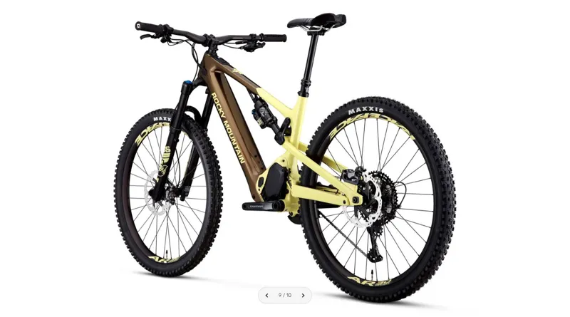 Rocky Mountain Instinct Powerplay C70 Electric Bike Yellow/Brown-6