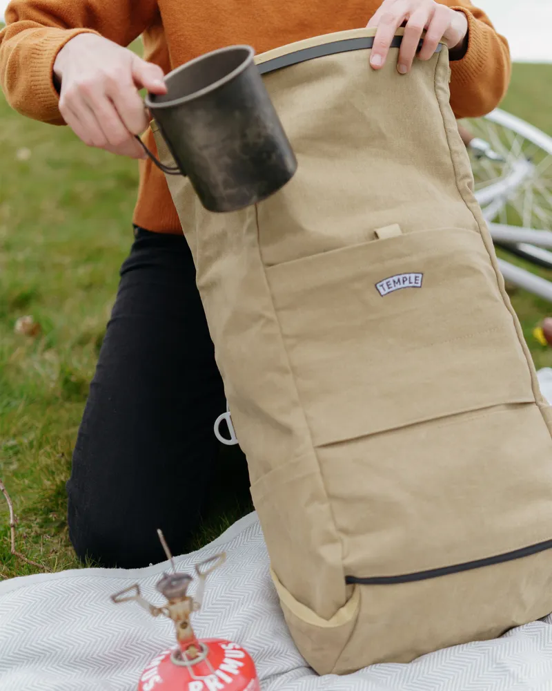 Temple Outdoors Pannier Backpack Sandstone-3