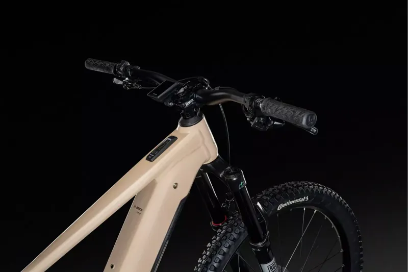 Lapierre Overvolt AM 4.6 Electric Bike 2025 Oat Milk Brown-2