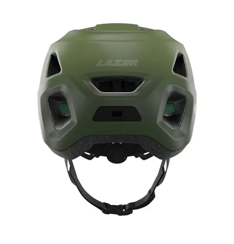 Lazer Finch KinetiCore Youth Mountain Bike Helmet Matte Fern Green-3
