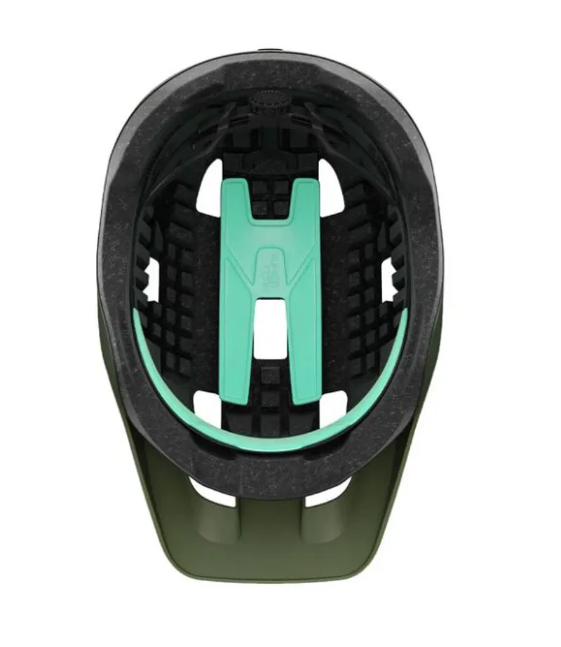 Lazer Finch KinetiCore Youth Mountain Bike Helmet Matte Fern Green-5